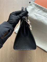 Birkin 20 Sellier - Noir - Lizard - PHW