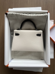 Kelly Mini SO - Noir/ Nata - Chevre - PHW