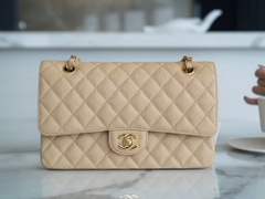 Chanel Classic Flap Medium Bag - Beige