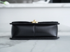 Channel 24C Original Calfskin Double Gold Ball 22cm Black