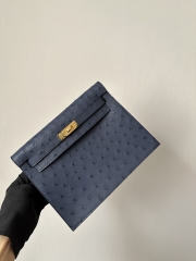 Kelly Danse 22cm Ostrich Skin Dance Bag