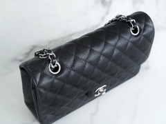 Chanel Classic Flap Medium Black Leather Bag