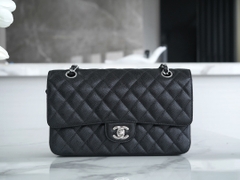 Chanel Classic Flap Medium Black Leather Bag