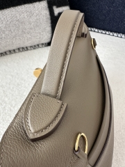 Kelly 2424 Mini Evercolor Swift 21cm CC18 Etoupe Grey Gold Hardware
