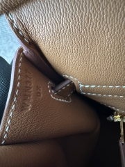 Birkin 30cm Interior Stitching Epsom Textured Calfskin Leather CC37 Gold Brown Gold Hardware