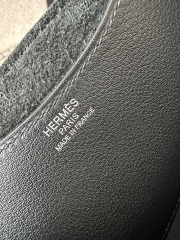 Picotin Lock II 18cm, In The Loop, Imported Clemence & Swift Leather, CK89 Noir Black with Silver Hardware.