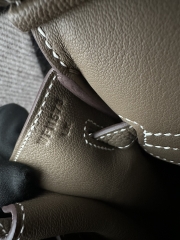 Birkin 30cm, Imported Togo Calfskin, CC18 Etoupe Grey with Gold Hardware.