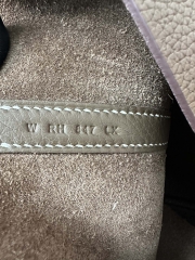Picotin Lock 18cm, Imported Clemence Leather, CK18 Etoupe Grey with Silver Hardware.