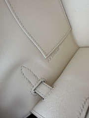 Kelly Pochette I 22cm, Imported Swift Calfskin, I2 Nata Cream White with Gold Hardware.