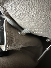 Birkin 25cm, Matte Himalaya Crocodile, Imported HCP Leather, 01 Himalaya with Silver Hardware, 