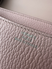 Constance 18cm New Mirror Version in Imported Chevre Goat Leather, 3Q Pink with Silver Hardware