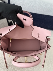 Birkin 25cm in Imported Swift Calfskin, 3Q Pink with Gold Hardware