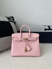Birkin 25cm in Imported Swift Calfskin, 3Q Pink with Gold Hardware