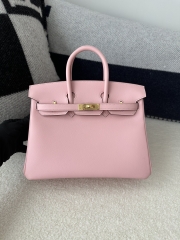 Birkin 25cm in Imported Swift Calfskin, 3Q Pink with Gold Hardware
