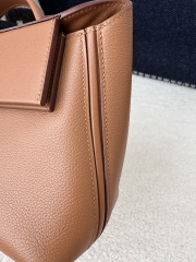 2424 Mini 21cm in Imported Evercolor and Swift Leather, CC37 Gold with Gold Hardware