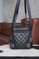 CHANEL 24p DUMAS Black Backpack