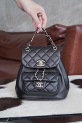 CHANEL 24p DUMAS Black Backpack
