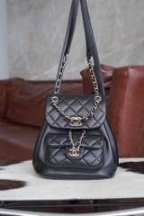 CHANEL 24p DUMAS Black Backpack