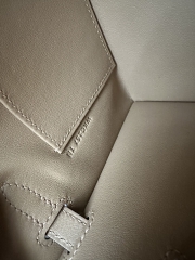 Kelly Pochette 22cm in Imported Swift Calfskin, 0M Chai Milk Tea Color with Gold Hardware
