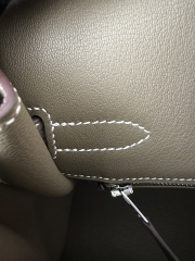 Birkin 30cm in Imported Togo Leather, CK18 Etoupe Grey with Silver Hardware.