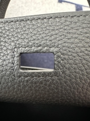 Birkin 30cm in Imported Togo Leather, CC89 Noir Black with Gold Hardware.
