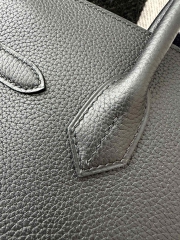 Birkin 30cm in Imported Togo Leather, CC89 Noir Black with Gold Hardware.
