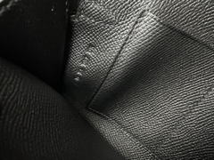 Kelly To Go Crossbody Wallet in Imported Epsom Leather, CK89 Noir Black with Silver Hardware