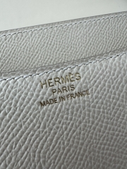 Constance 23cm Classic in Imported Epsom Leather, CC10 Carie Milkshake White with Gold Hardware