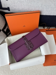 Jige 29cm in Imported Swift Calfskin with Shiny Alligator Crocodile, P9 Anemone with Silver Hardware