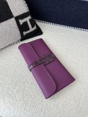 Jige 29cm in Imported Swift Calfskin with Shiny Alligator Crocodile, P9 Anemone with Silver Hardware