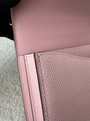 Constance 18cm Classic in Imported Epsom Leather, 3Q Rose Sakura with Gold Hardware