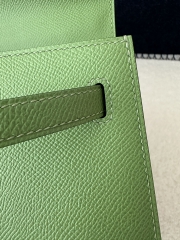 Kelly 25cm in Imported Epsom Leather, 3I Vert Criquet Avocado Green with Gold Hardware