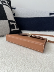 Kelly Elan 27cm New Style Shoulder Bag in Imported Madame Leather, CC37 Gold with Gold Hardware