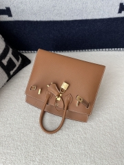 Birkin 25cm with External Stitching in Imported Epsom Leather, CC37 Gold with Gold Hardware