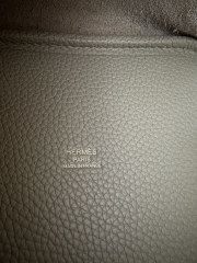 Picotin Lock 18cm in Imported Clemence TC Leather, S2 Trench with Gold Hardware