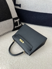Kelly 25cm in Imported Epsom Leather, 2Z Blue Nuit Midnight Blue with Gold Hardware