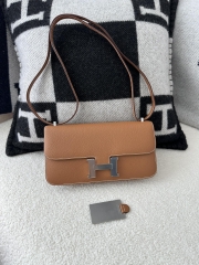 New Constance Elan in Imported Epsom Leather, CK37 Gold with Silver Hardware