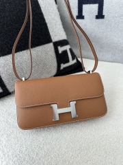 New Constance Elan in Imported Epsom Leather, CK37 Gold with Silver Hardware