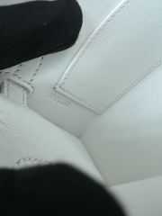 Kelly Mini II Second Generation in Pure White Epsom Leather with Silver Hardware