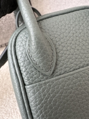 Lindy Mini TC Clemence Calfskin Leather CC63 Vert Amande Almond Green Gold Hardware