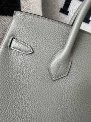 Birkin 25cm Togo Calfskin Leather 0L Gris Meyer Cloud Gray Gold Hardware