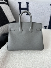 Birkin 25cm Togo Calfskin Leather 0L Gris Meyer Cloud Gray Gold Hardware