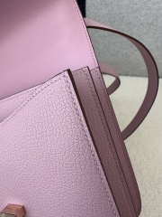 Constance 23cm Classic Chevre Goatskin Leather X9 Mauve Sylvestre Lilac Rose Gold Hardware