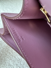 Constance 23cm Classic Chevre Goatskin Leather X9 Mauve Sylvestre Lilac Rose Gold Hardware