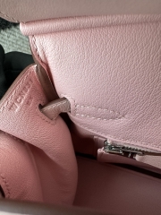 Birkin 25cm Swift Calfskin Leather 3Q Rose Sakura Pink Silver Hardware