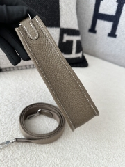 Mini Evelyne Tc Clemence CK18 Etoupe grey silver hardware