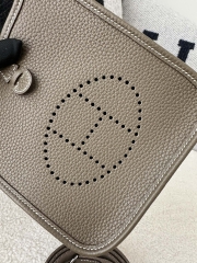 Mini Evelyne Tc Clemence CK18 Etoupe grey silver hardware