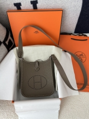 Mini Evelyne Tc Clemence CK18 Etoupe grey silver hardware