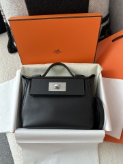 2424 mini 21cm volupto Swift CK89 Noir silver hardware
