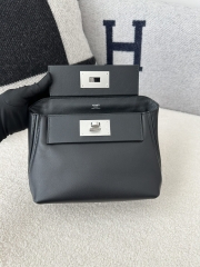 2424 mini 21cm volupto Swift CK89 Noir silver hardware